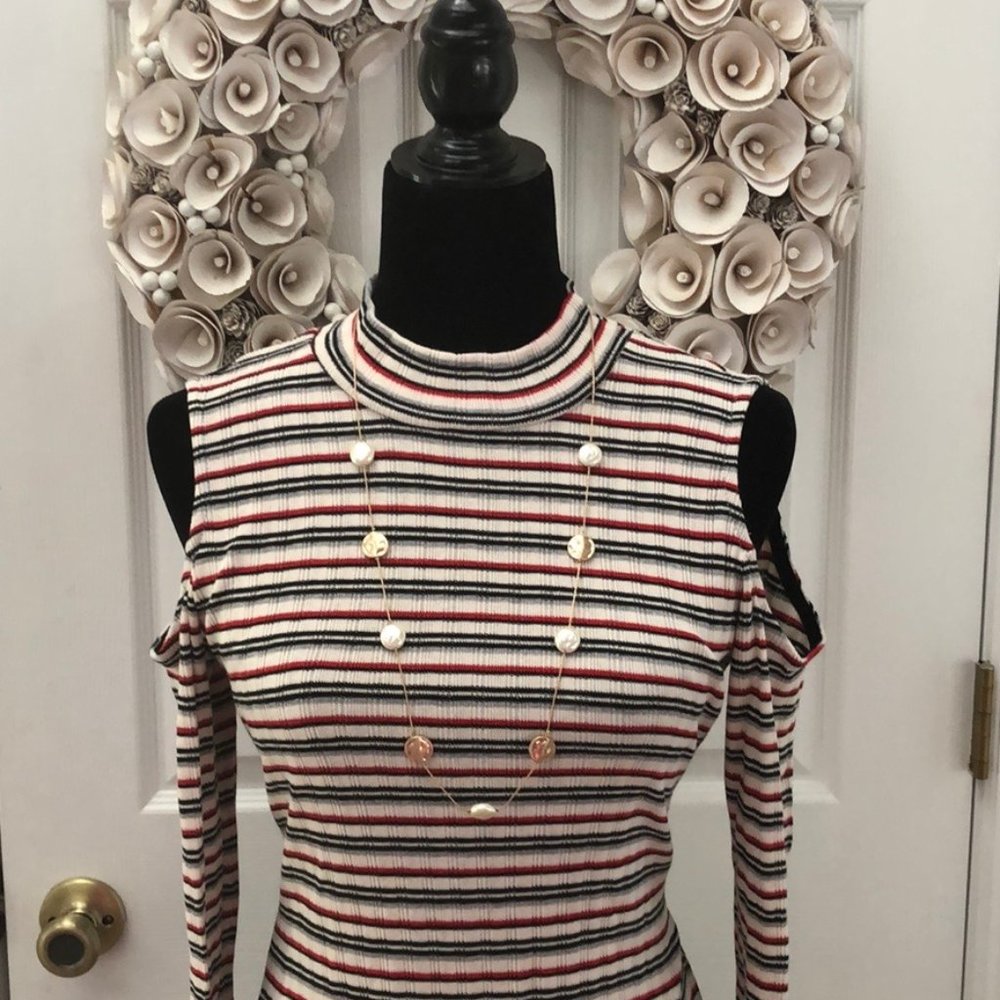 DONATED!!  Gilli Stripe knit dress with cold - Picture 3 of 8